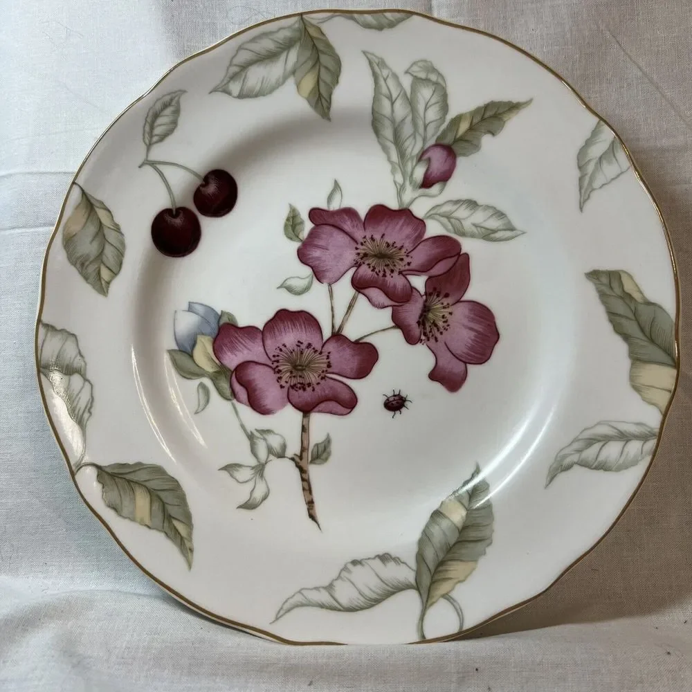 Set of 2 VintageCharter Club Casuals Summer Grove  Salad Plates, 9